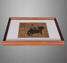 达孜书画装裱配框服务案例